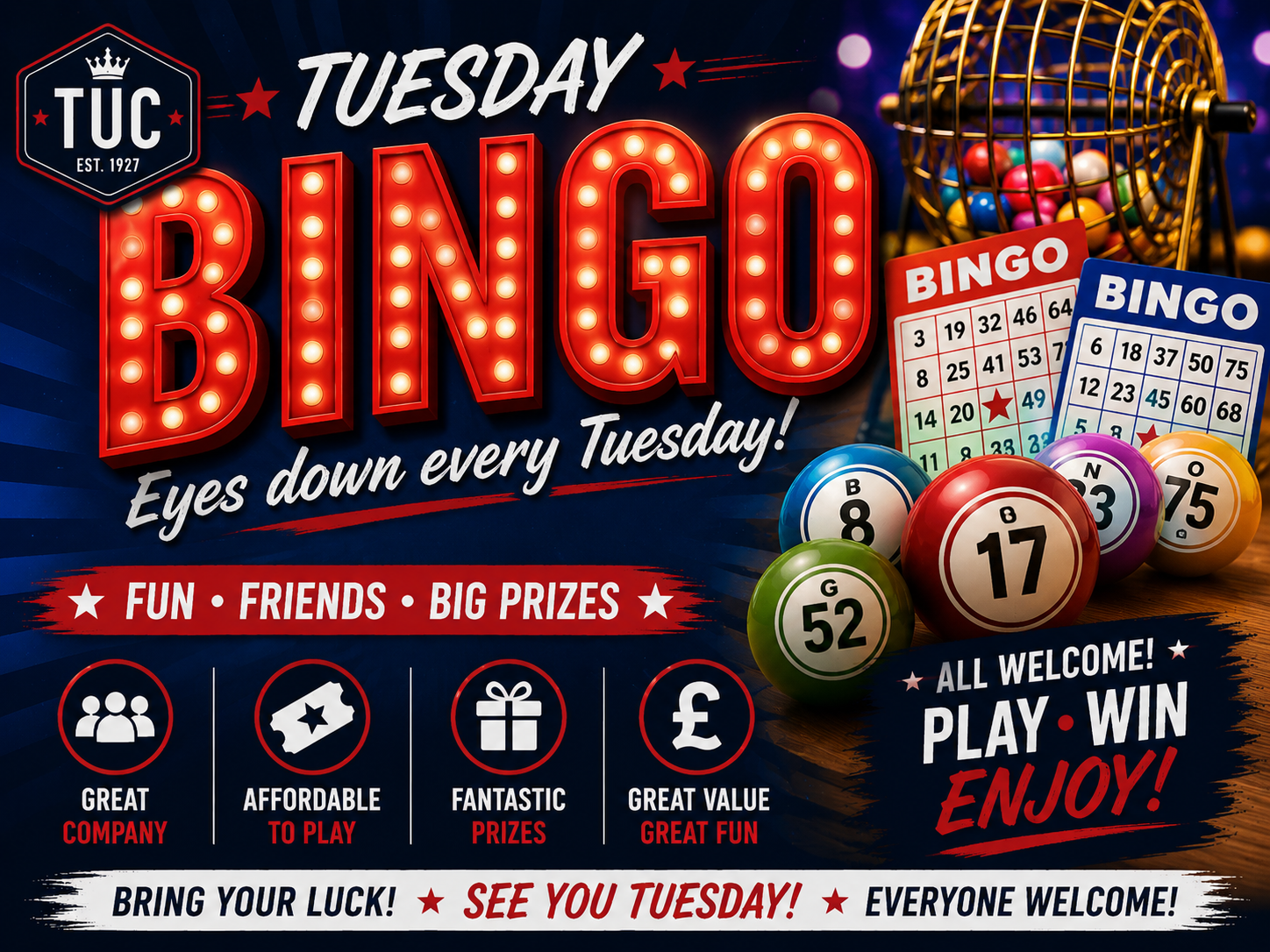 Tuesday Bingo