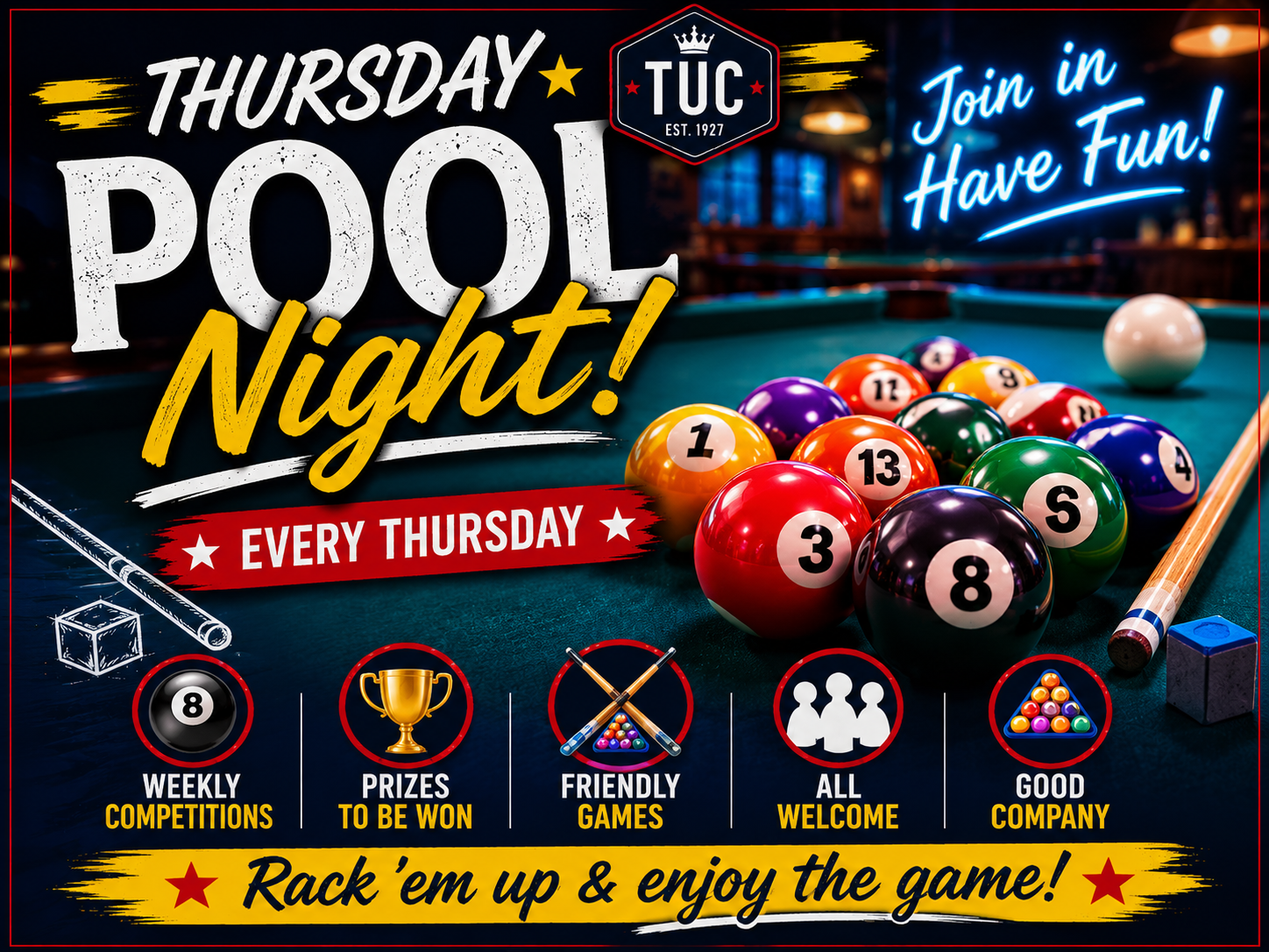 Thursday Pool Night